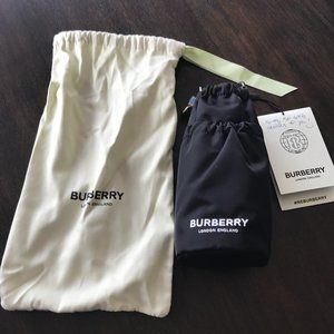 Burberry Water Bottle Cover with Dust Bag, NEW!